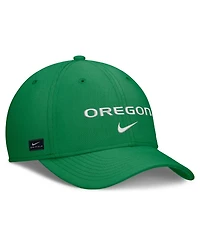 Nike Men's Green Oregon Ducks Rise On-Field Swoosh Flex Dri-fit Hat