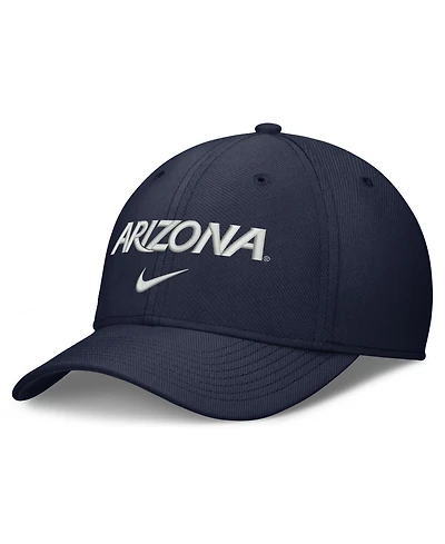 Nike Men's Navy Arizona Wildcats Rise On-Field Swoosh Flex Dri-fit Hat