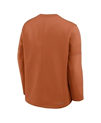 Nike Men's Texas Orange Longhorns 2026 Sideline Coaches Therma-fit Long Sleeve Top