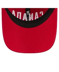 New Era Men's Red Canada Soccer 9TWENTY Country Dad Adjustable Hat