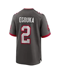 Nike Men's Emeka Egbuka Pewter Tampa Bay Buccaneers Alternate Game Player Jersey