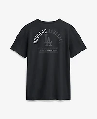 Nike Men's Black Los Angeles Dodgers Split Logo T-Shirt
