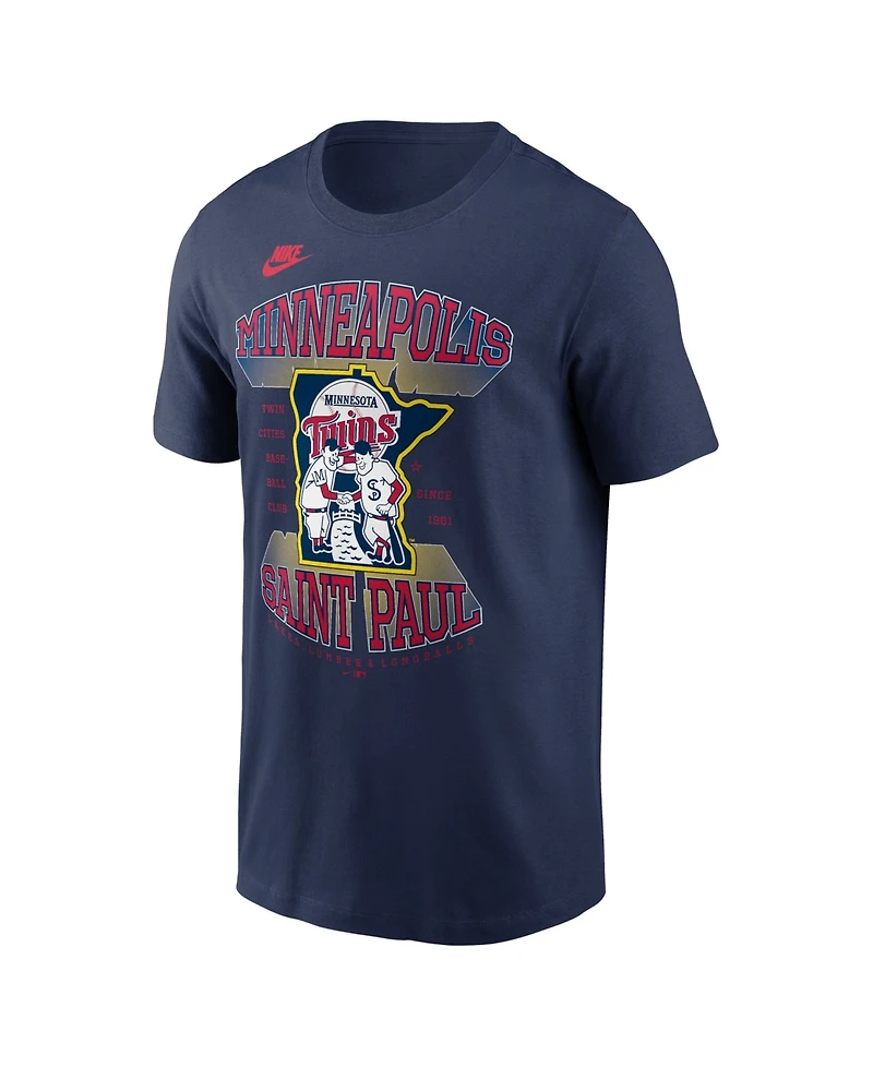 Nike Men's Navy Minnesota Twins Local T-Shirt