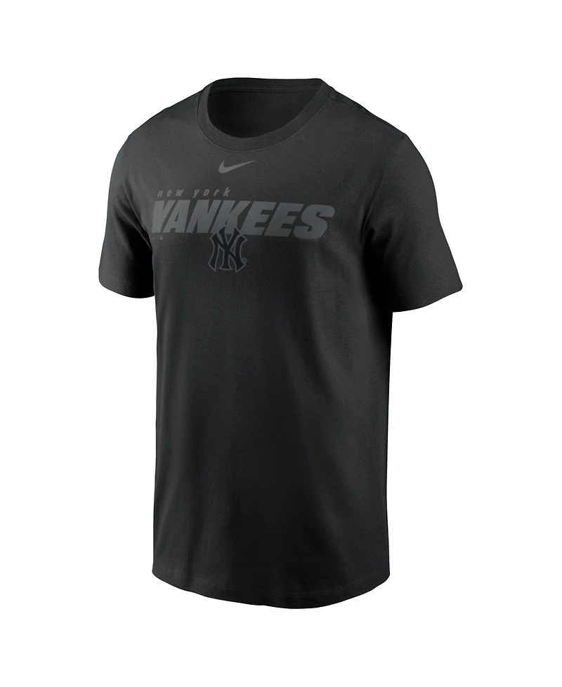 Nike Men's Black New York Yankees Tonal Club T-Shirt