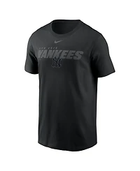 Nike Men's Black New York Yankees Tonal Club T-Shirt