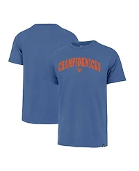 '47 Brand Men's Blue New York Knicks 2026 Nba Finals Champions Franklin T-Shirt