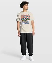 Fanatics Men's Tan New York Mets Stadium Slub T-Shirt