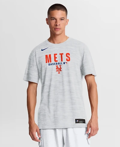Nike Men's White New York Mets Authentic Collection Velocity Dri-fit T-Shirt