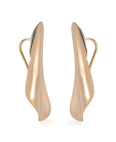 Pre-Owned Tiffany & Co Rose Gold Elsa Peretti Small Model High Tide Earrings