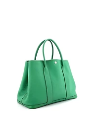 Pre-Owned HERMES 36 Garden Party Tote Leather with Printed Interior