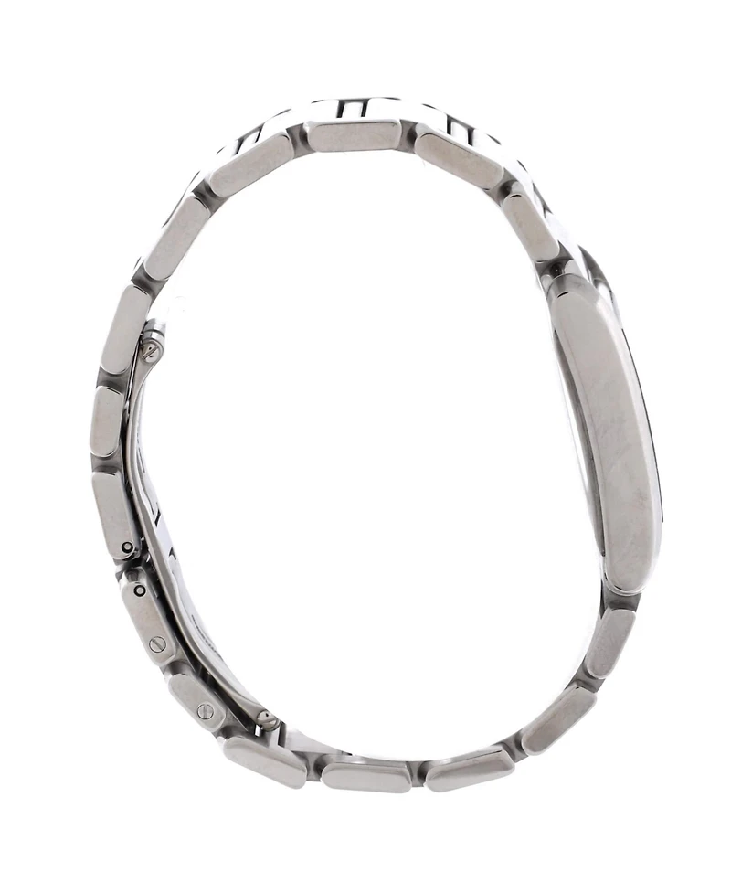 Pre-Owned Cartier Tank Francaise Quartz Watch in Stainless Steel with Diamond Markers 25mm