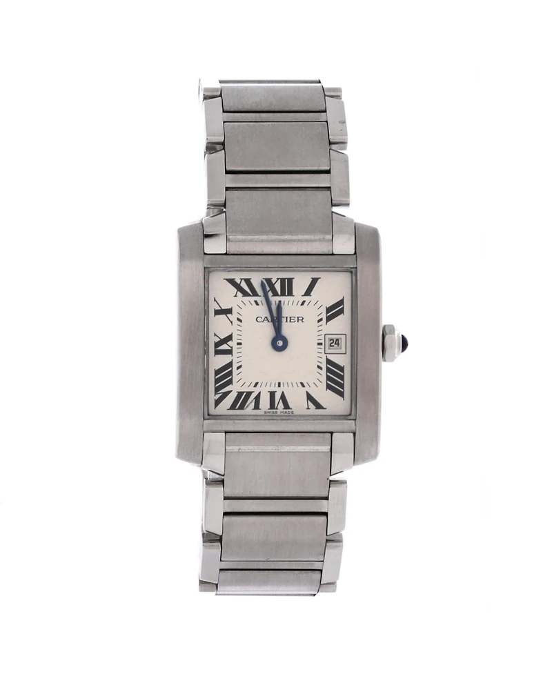 Pre-Owned Cartier Tank Francaise Quartz Watch in Stainless Steel 25mm