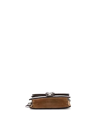 Pre-Owned Gucci Super Mini Dionysus Bag Gg Coated Canvas