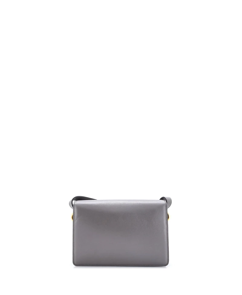Pre-Owned Gucci Small Gg Ring Shoulder Bag Leather