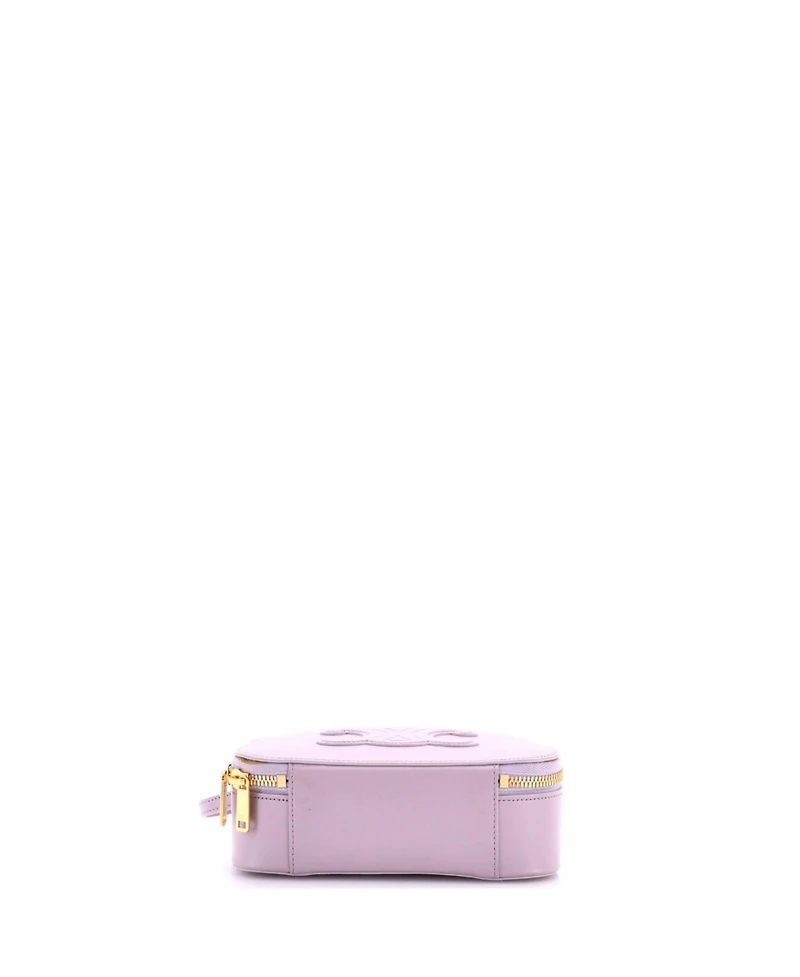Pre-Owned Celine Small Half Moon Case Leather