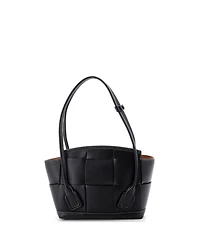 Pre-Owned Bottega Veneta Small Arco Bag Maxi Intrecciato Leather