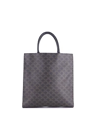 Pre-Owned Celine Large Vertical Cabas Tote Triomphe Coated Canvas