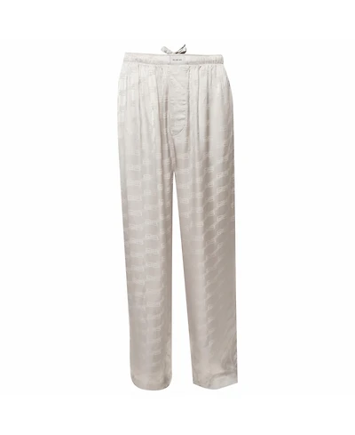 Pre-Owned Balenciaga Men's Monogram Jacquard Satin Pajama Pants