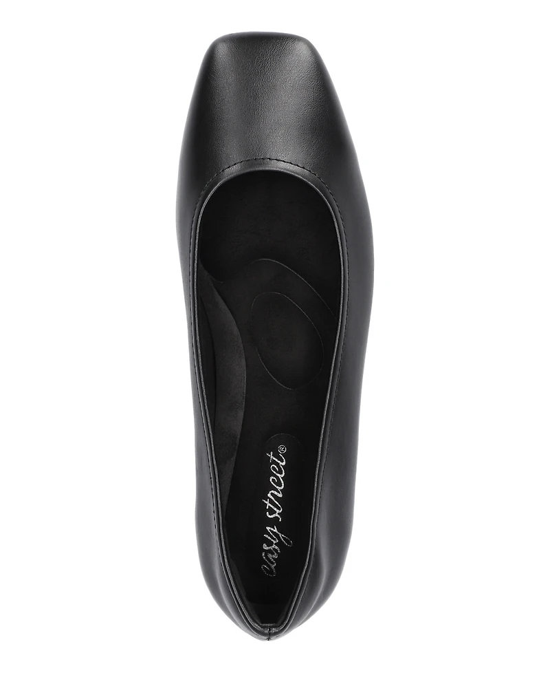 Easy Street Women's Crescent Slip-On Ballet Flats