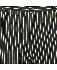 Pre-Owned Dolce & Gabbana Men's Stripe Cotton Contrast Trimmed Trousers