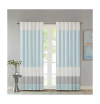 Avobird Polyoni Pintuck Curtain Panel Only 1 Pc Panel