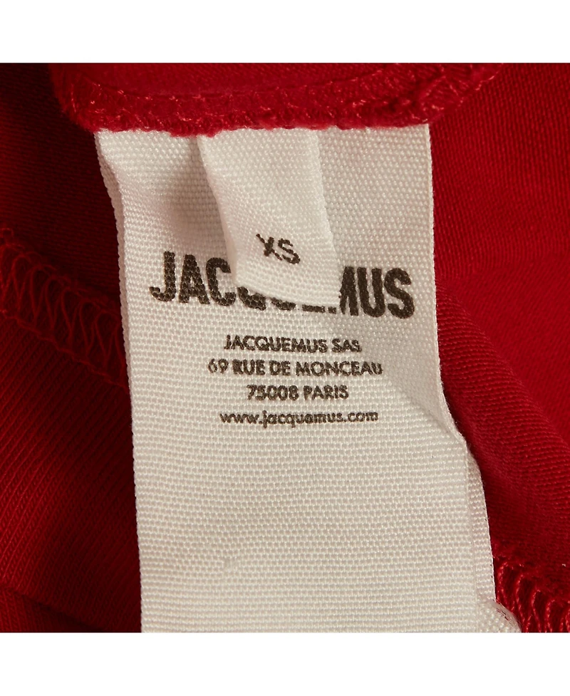 Pre-Owned Jacquemus Women's Logo Applique Jersey T-Shirt