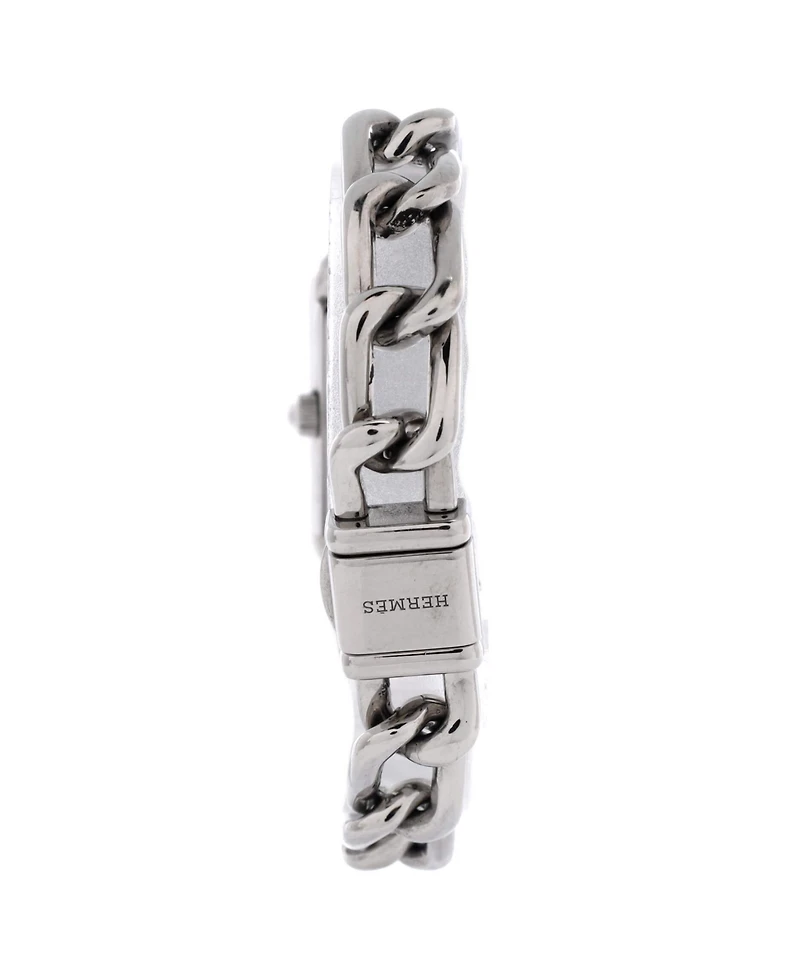 Pre-Owned HERMES Nantucket Quartz Watch in Stainless Steel 17mm
