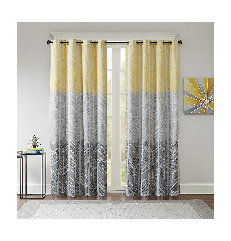 Avobird Printed Total Blackout Curtain Panel