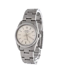 Pre-Owned Rolex Oyster Perpetual Air King Automatic Watch in Stainless Steel 34mm