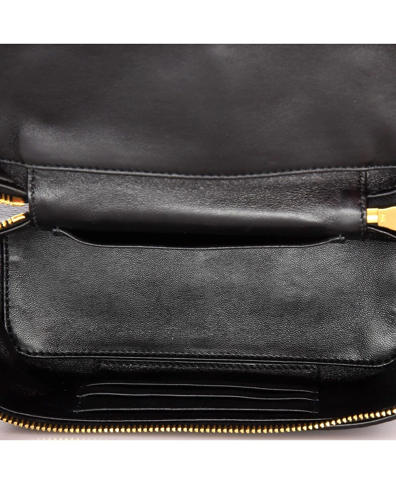 Pre-Owned Prada Mini Convertible Top Handle Vanity Shoulder Bag Vitello Daino
