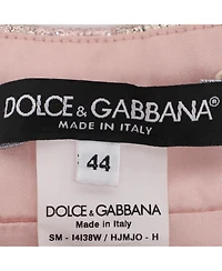 Pre-Owned Dolce & Gabbana Women's Metallic Lurex Mini Skirt