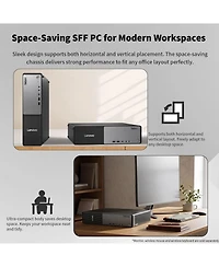 Lenovo ThinkCentre neo 55s Business Mff Desktop, Amd Ryzen 5 220, Amd Radeon Graphics, 32GB DDR5, 1TB Ssd, Win11 Pro
