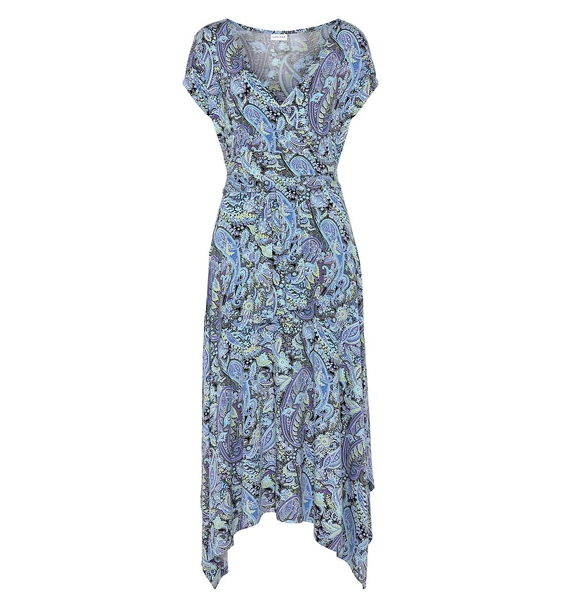 Lascana Women's Handkerchief Hem Dress