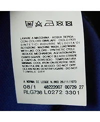 Pre-Owned Roberto Cavalli Big & Tall Patterned Cotton Polo T-Shirt