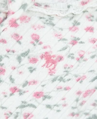 abercrombie kids Baby Girls' Lace Long-Sleeve Footed Coverall