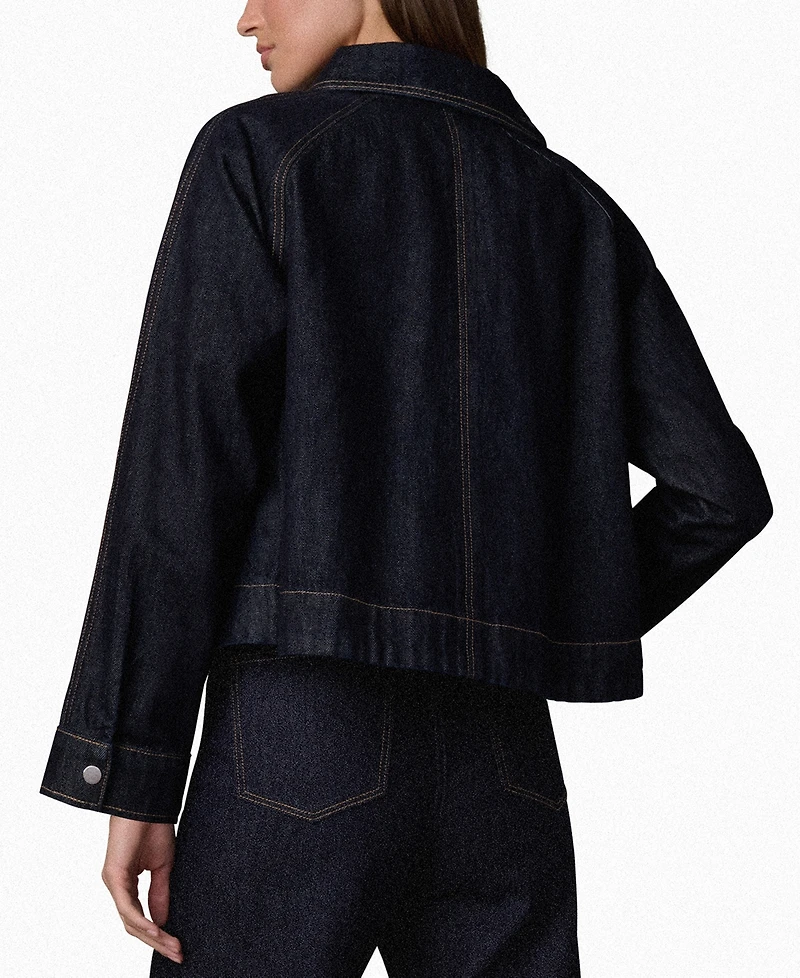 Joe's Jeans Women's Collared Patch Pocket Swing Jacket