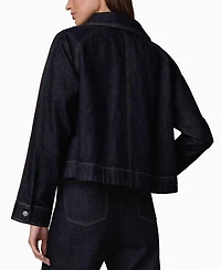 Joe's Jeans Women's Collared Patch Pocket Swing Jacket