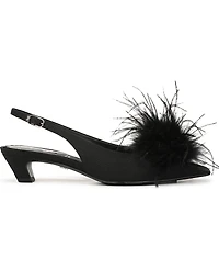 Sam Edelman Women's Finch Feather Slingback Pumps