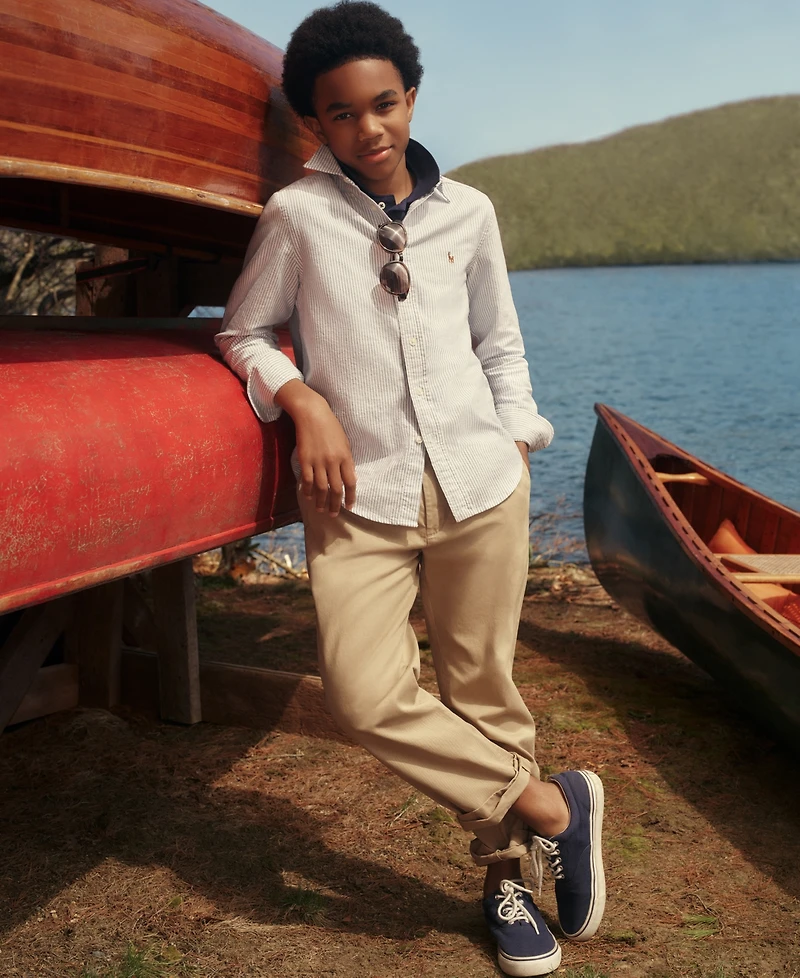 Polo Ralph Lauren Big Boys Straight Fit Stretch Twill Pant