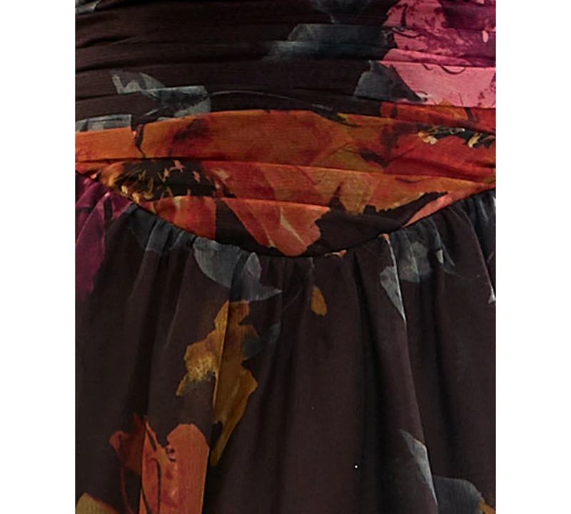 City Studios Juniors' Sweetheart Neck Strapless Fit and Flare Dress