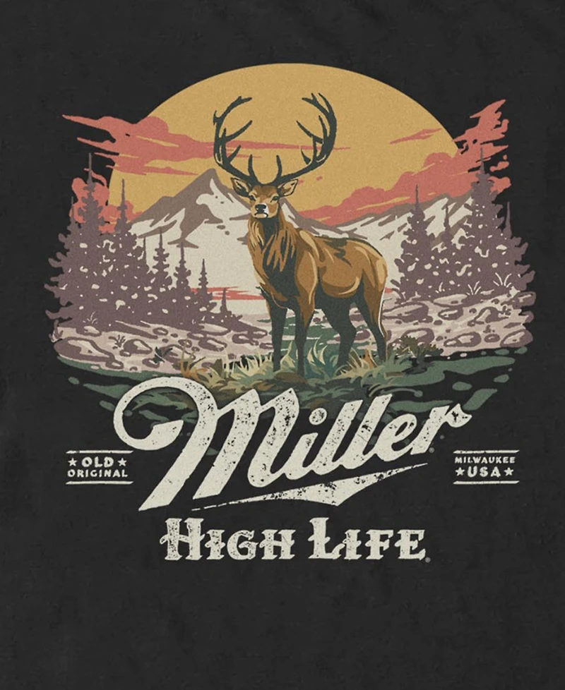 Fifth Sun Men's Coors Brewing Company Miller Nature T-Shirt