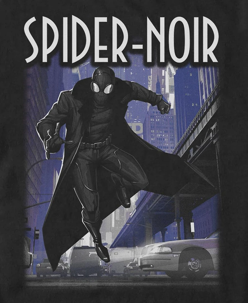 Fifth Sun Men's Spider-Man Noir City T-Shirt