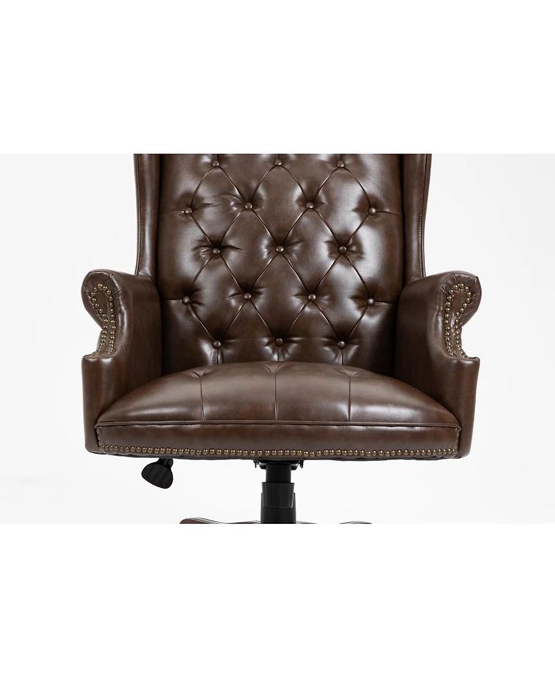 Streamdale Furniture Executive High Back Ergonomic Pu Leather Office Chair