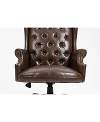 Streamdale Furniture Executive High Back Ergonomic Pu Leather Office Chair