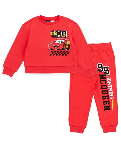 Disney Boys Lion King Mickey Mouse Winnie the Pooh Toy Story Fleece Sweatshirt and Pants Outfit Set