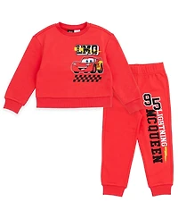 Disney Boys Lion King Mickey Mouse Winnie the Pooh Toy Story Fleece Sweatshirt and Pants Outfit Set