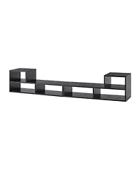 Streamdale Furniture Adjustable Modular Tv Stand with Open Storage and Multi-Compartments