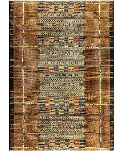 Liora Manne' Marina Tribal Stripe 7'10" x 9'10" Outdoor Area Rug