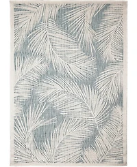 Liora Manne' Carmel Fronds 4'10" x 7'6" Outdoor Area Rug