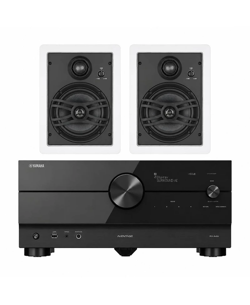 Yamaha Rx-A4A 7.2 Av Receiver with Ns-IW660 In-Wall Speaker